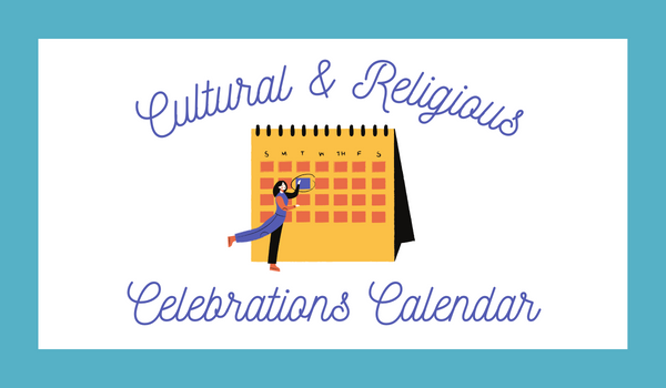Cultural and religious celebrations calendar