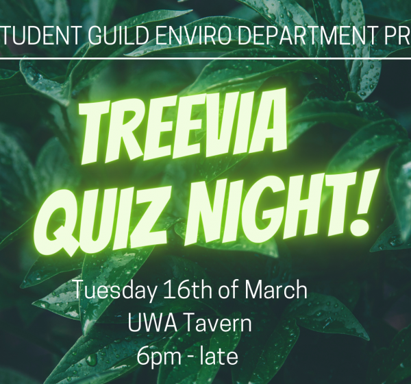 ENVIRO WEEK - Treevia Night Quiz Night cover image
